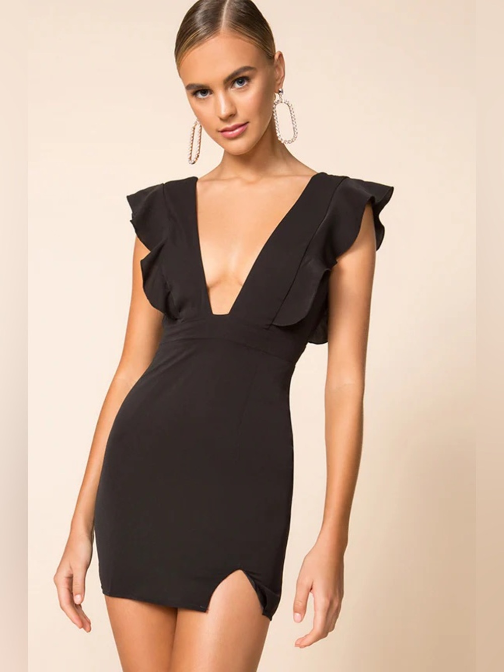 NWOT Revolve superdown Harlow Mini Dress - Black (Size Small)